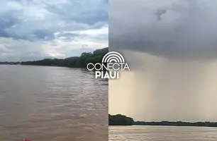 Teresina registra aumento no nível da água dos rios Poti e Parnaíba; confira (Foto: Repórter 12/Conecta Piauí)