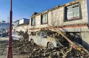 Terremoto de magnitude 7,1 mata 95 pessoas e deixa mais de 100 feridas no Tibete (Foto: Reprodução)