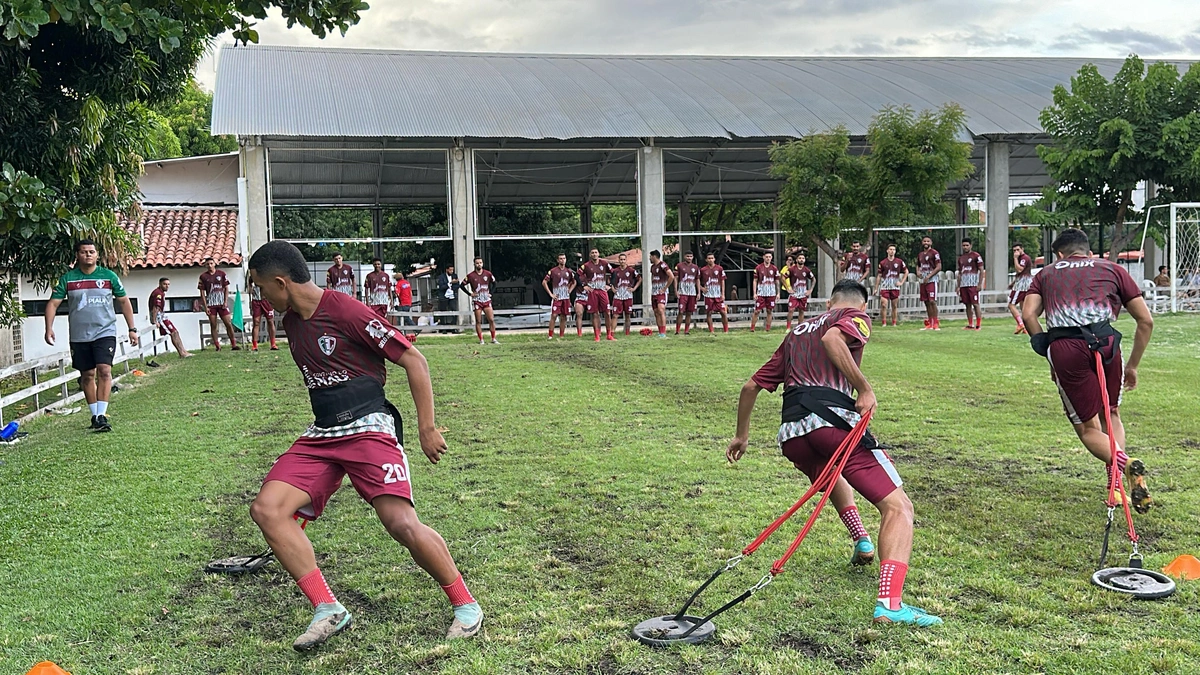 Treino do Fluminense-PI