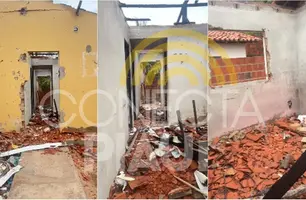 Veja como ficou casa da mulher presa suspeita de envenenar crianças em Parnaíba (Foto: Conecta Piauí)