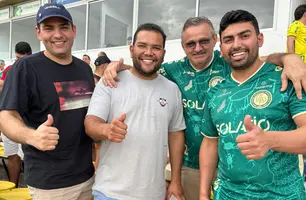 Vereadores prestigiam jogo entre Fluminense-PI e Atlético-PI e torcem pelo galo (Foto: Reprodução)