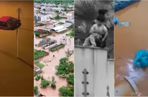 Vídeo mostra alagamentos e estado de calamidade pública em Picos após chuvas (Foto: Reprodução)