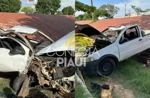 Vídeo registra grave acidente envolvendo carro no Parque Piauí, em Teresina (Foto: James Rodrigues/Conecta Piauí)