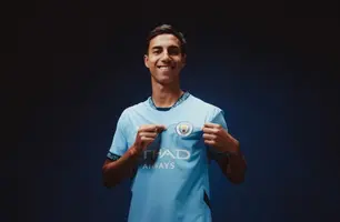 Vitor Reis, zagueiro do Manchester City (Foto: Manchester City)