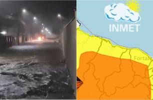 Volumes de chuva ultrapassam os 100 mm em Campo Maior (Foto: Reprodução)