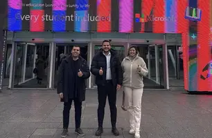 Washington Bandeira se reúne com representantes do Canva e Microsoft em Londres (Foto: Reprodução)