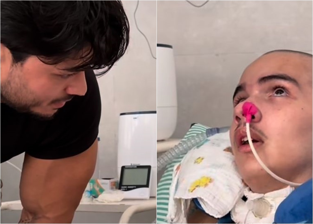 Adolescente baleado em escola de Teresina reaparece em vídeo emocionante com irmão