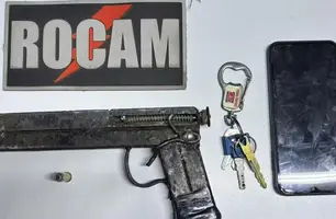 Adolescente suspeito de assaltos é baleado em confronto na Zona Leste de Teresina (Foto: Divulgação/PMPI)