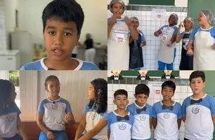 Alunos de Beneditinos transformam revisão escolar em cardápio criativo (Foto: Reprodução)