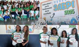 Alunos de Cristino Castro participam do Dia de Avaliação SAEPI (Foto: Reprodução)
