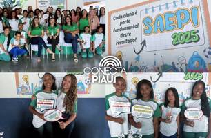 Alunos de Cristino Castro participam do Dia de Avaliação SAEPI (Foto: Reprodução)