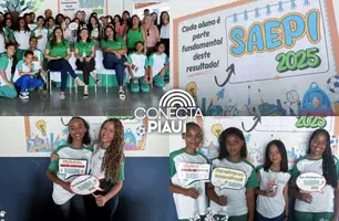 Alunos de Cristino Castro participam do Dia de Avaliação SAEPI (Foto: Reprodução)