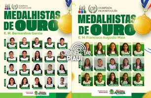 Alunos de São João do Arraial se destacam em competição escolar (Foto: Reprodução)