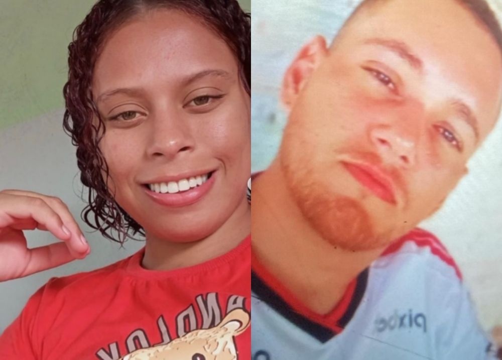 Amanda Kelly Silva, de 23 anos, e Matheus de Oliveira Freitas, de 26 anos