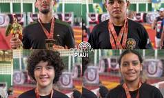 Atletas de José de Freitas conquistam 33 medalhas no Invictus BJJ Pro no Ceará