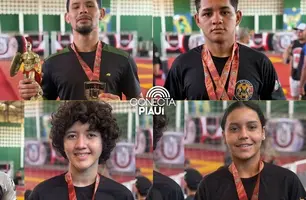 Atletas de José de Freitas conquistam 33 medalhas no Invictus BJJ Pro no Ceará (Foto: Reprodução)