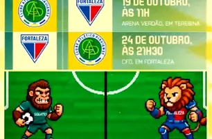 Atlético Piauiense enfrenta Fortaleza nas quartas de final do Brasileiro de Futsal (Foto: Reprodução)