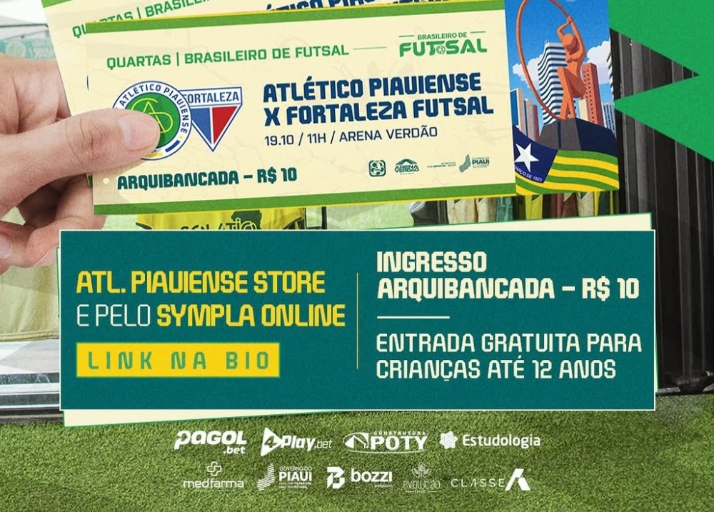 Atlético Piauiense reforça venda de ingressos para decisão contra o Fortaleza