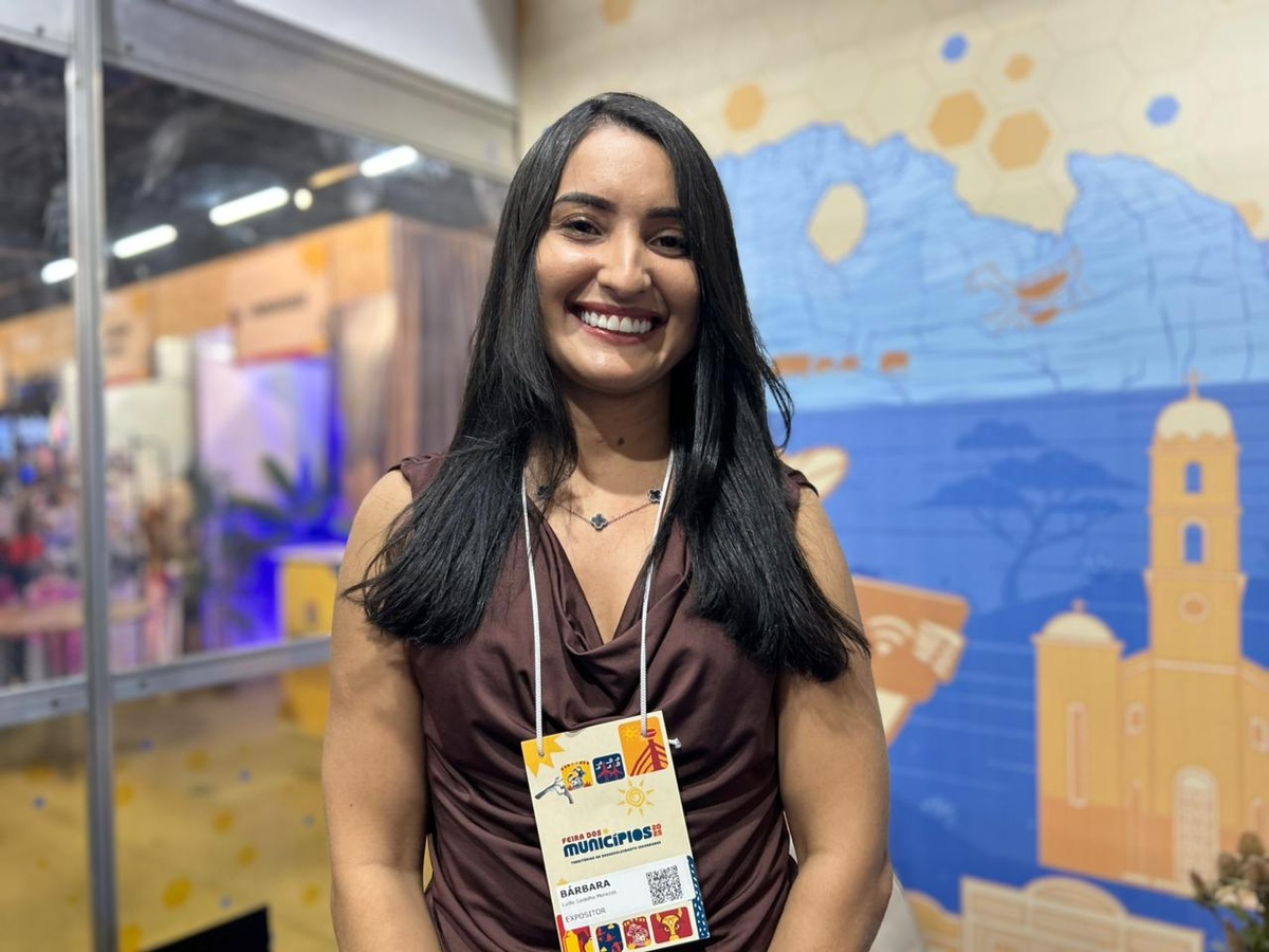 Bárbara Luille fala sobre inovação em saúde durante a Feira dos Municípios 2025