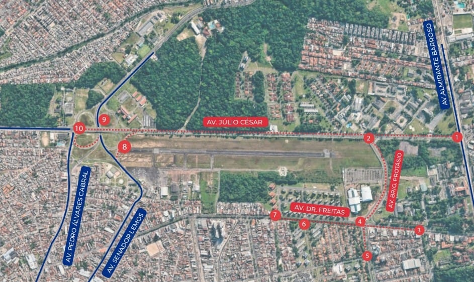 Belém terá mudanças no trânsito durante a COP30 entre 2 e 21 de novembro