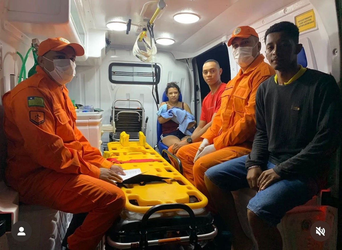 Bombeiros salvam bebê de um mês engasgado em São Raimundo Nonato