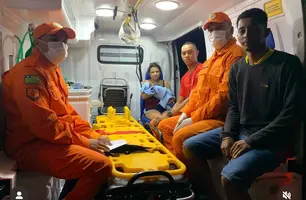 Bombeiros salvam bebê de um mês engasgado em São Raimundo Nonato (Foto: Reprodução)