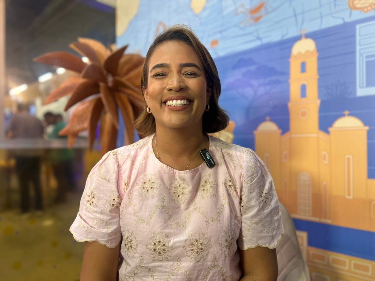 Camila Barbosa, de Lagoa do Piauí, destaca ações de gestão na Feira dos Municípios