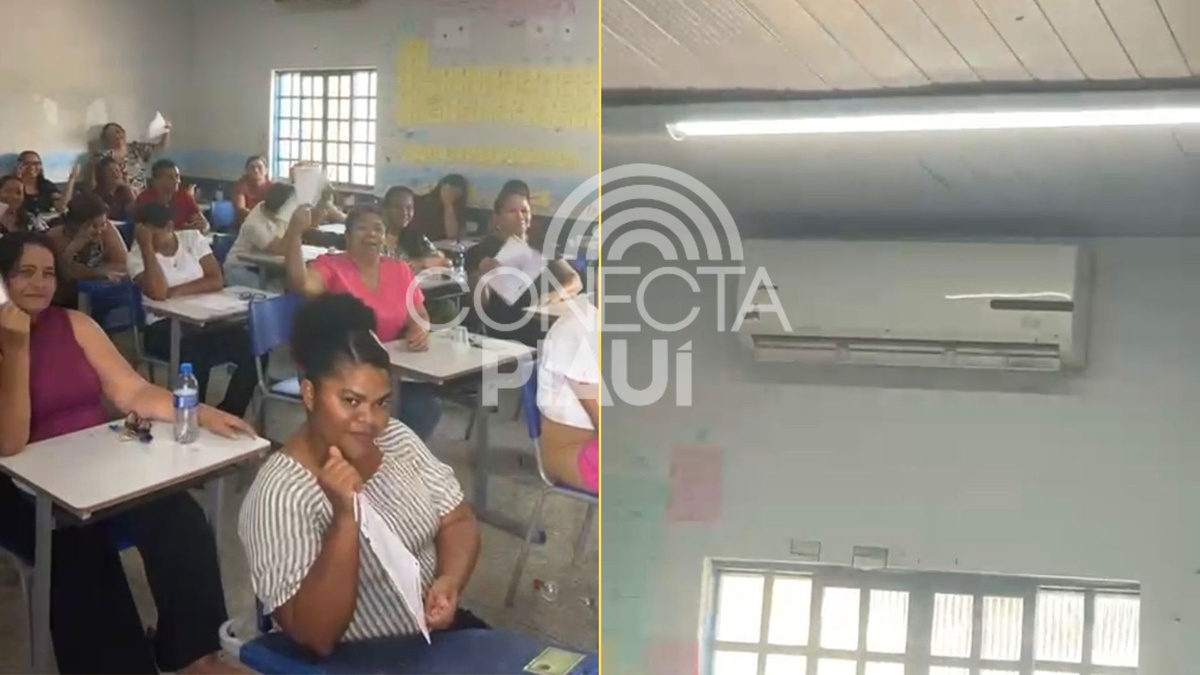 Caos: professores de Timon são impedidos de realizar prova por falta de carteiras