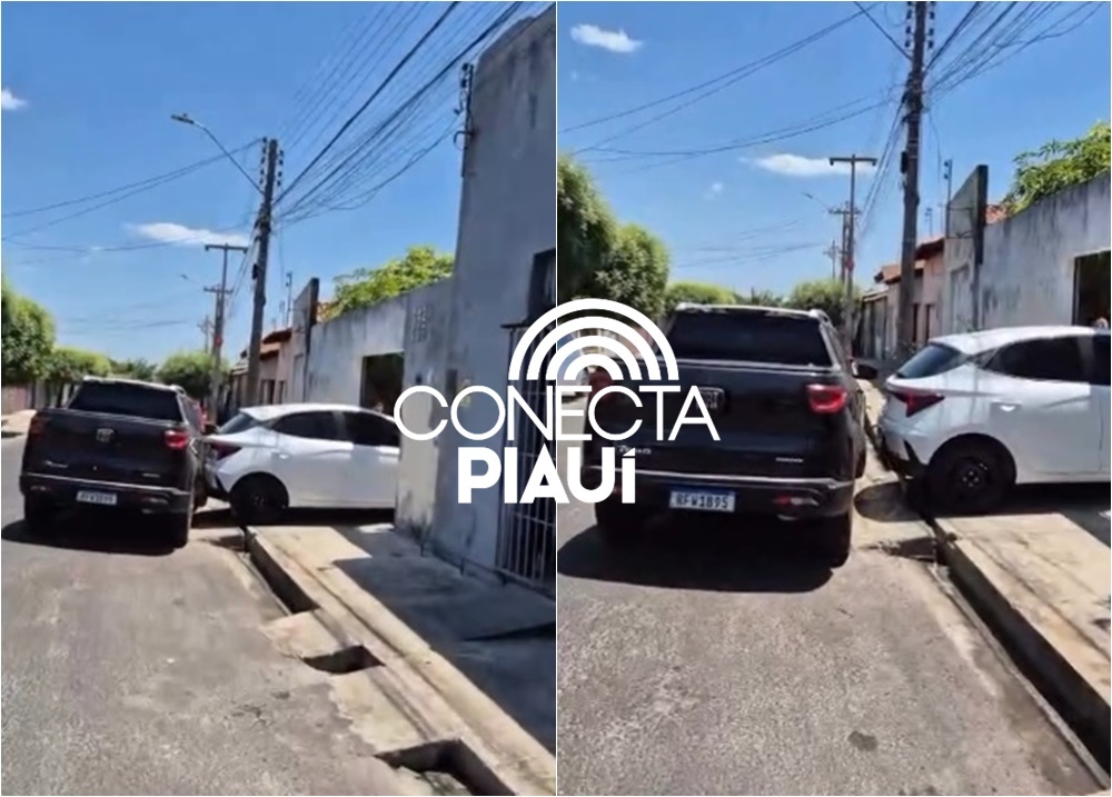 Carro foi danificado