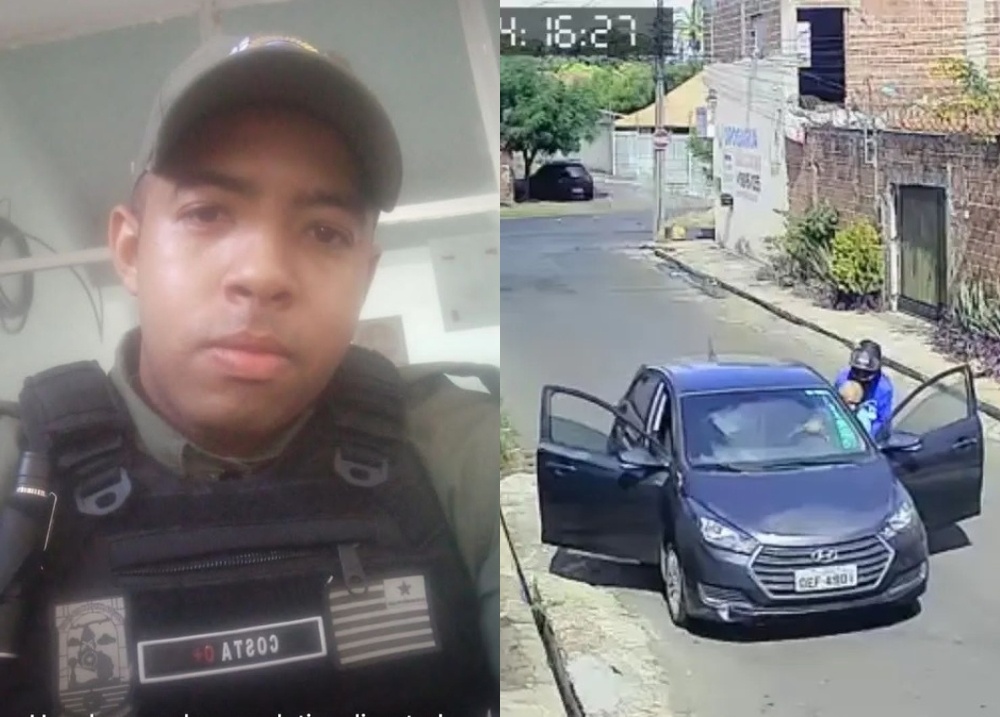 Carro usado por grupo em ação que terminou com PM morto foi roubado em Teresina