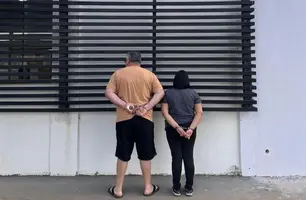 Casal suspeito de aplicar golpes contra idosos no Piauí é preso em Goiás (Foto: Divulgação/Polícia Civil)