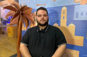 Cientista de dados Vinicius Gonçalves fala sobre tecnologia na Feira dos Município (Foto: Conecta Piauí)