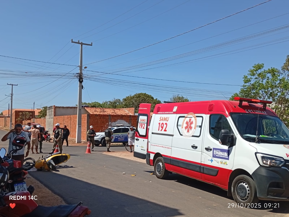 Colisão com três veículos deixa uma pessoa morta e duas feridas em Parnaíba