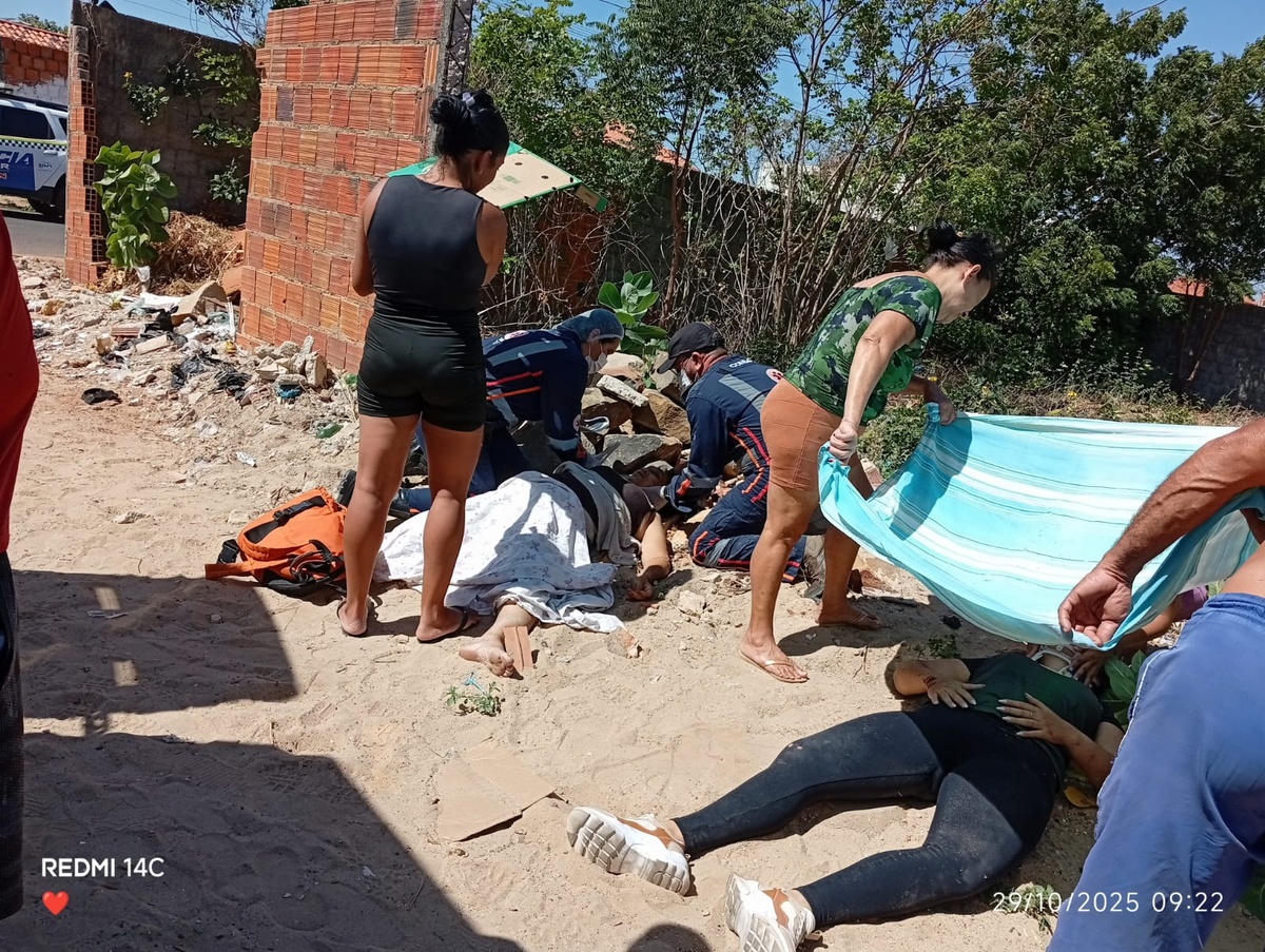 Colisão com três veículos deixa uma pessoa morta e duas feridas em Parnaíba