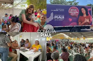 Colônia do Gurgueia realiza grande ação social com atendimentos de saúde e mais (Foto: Conecta Piauí)