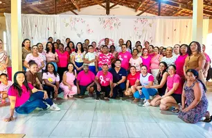 Colônia do Piauí realiza ação do Outubro Rosa na localidade Oitis (Foto: Reprodução)