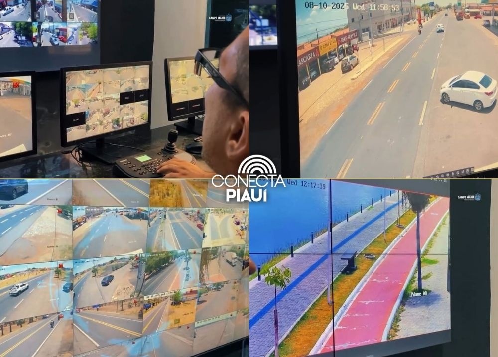 Com com 67 câmeras, Campo Maior lança Centro de Monitoramento 24h