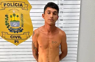 Condenado por estupro de companheira adolescente, hoje adulta, é preso em Parnaíba (Foto: Divulgação/Polícia Civil)