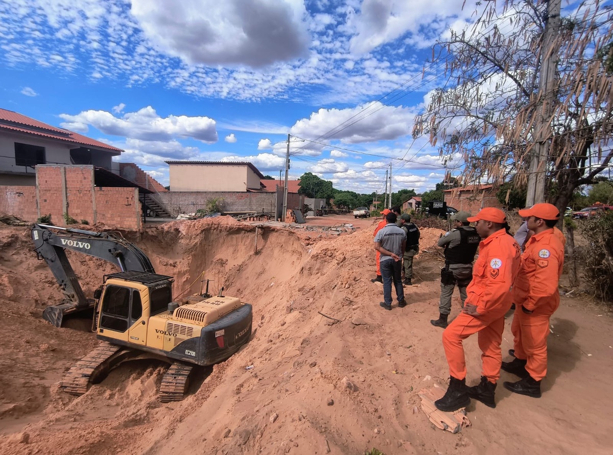 Corpo de homem soterrado após desabamento de poço é resgatado em Gilbués