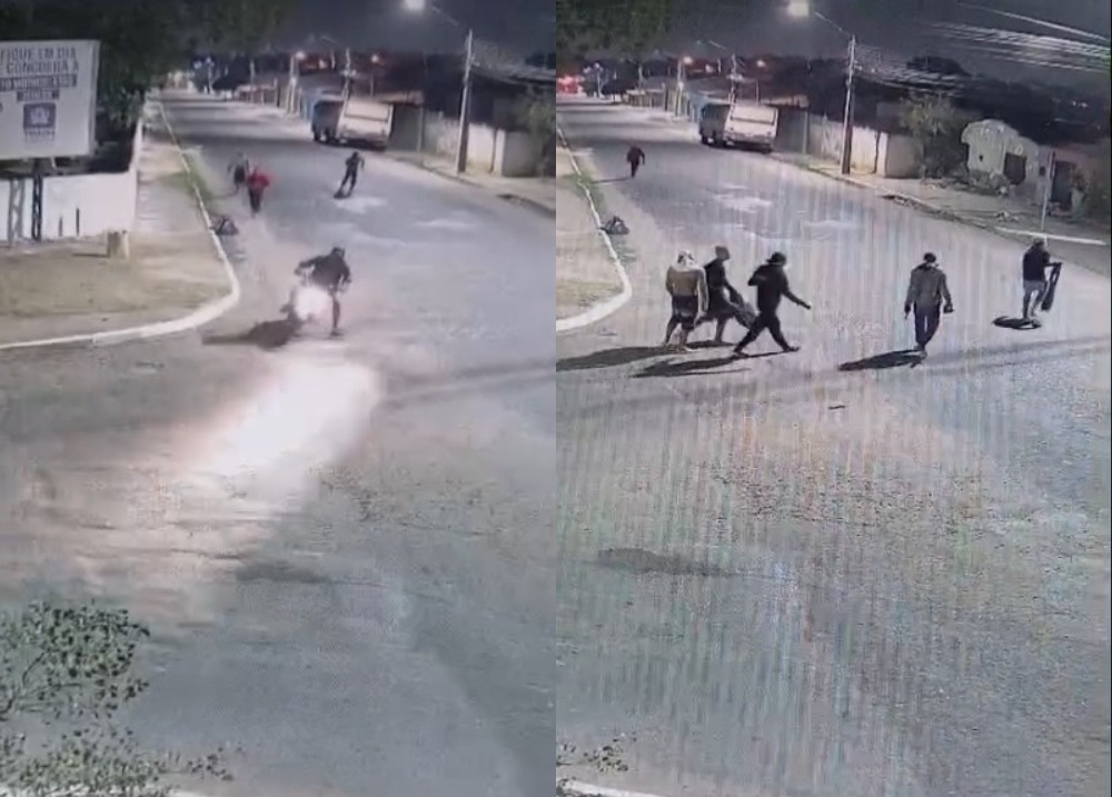 Criminosos armam emboscada e tentam assaltar motociclista em Timon