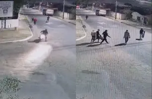 Criminosos armam emboscada e tentam assaltar motociclista em Timon (Foto: Reprodução)