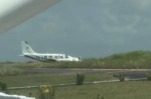 Criminosos invadem aeroporto e tentam roubar avião do deputado Hugo Motta (Foto: Reprodução)