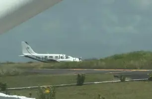 Criminosos invadem aeroporto e tentam roubar avião do deputado Hugo Motta (Foto: Reprodução)