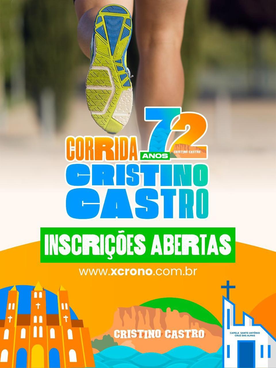 Cristino Castro celebra 72 anos com corrida e caminhada alusivas ao aniversário
