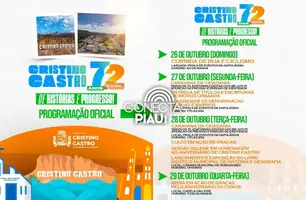 Cristino Castro celebra 72 anos com programação voltada à população (Foto: Reprodução)