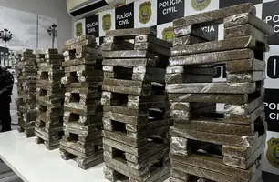 Delegados explicam como ônibus de turismo era usado para levar drogas ao Piauí (Foto: Conecta Piauí)