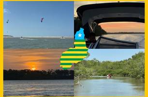Delta do Parnaíba encanta turistas e atletas com belezas naturais e esportivas (Foto: Conecta Piauí) Delta do Parnaíba encanta turistas e atletas com belezas naturais e esportivas (Foto: Conecta Piauí)