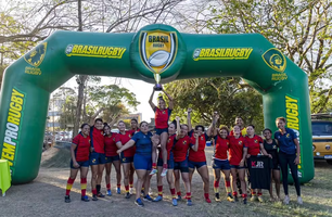 Delta Rugby campeão da primeira etapa da Super Sevens (Foto: Reprodução/Comunidade Brasil Rugby)