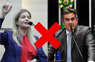Deputada Gracinha versus senador Ciro Nogueira (Foto: Reprodução)
