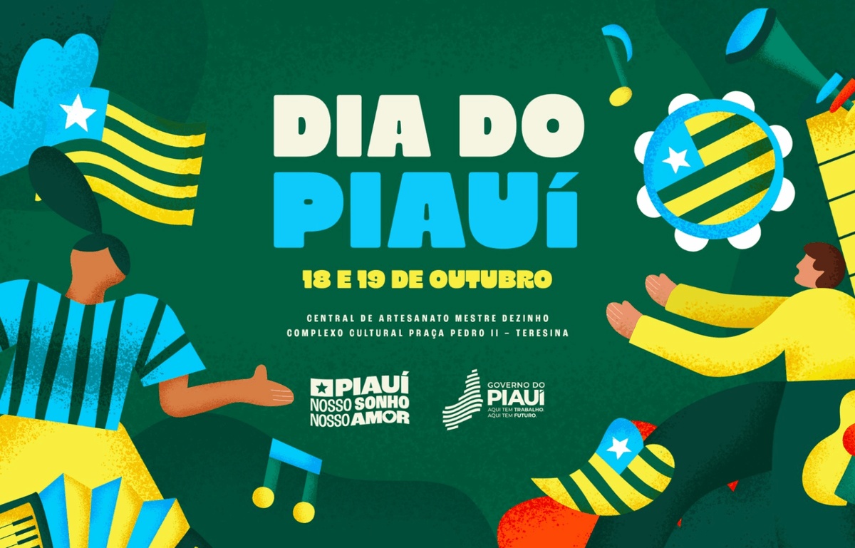 Dia do Piauí terá feira, samba e shows de artistas locais no Centro de Teresina